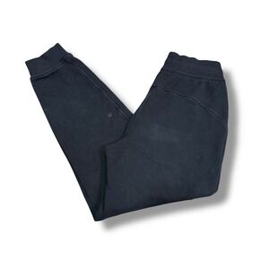 Lululemon Womens Size 8 Black Sweatpants Joggers, Two Pockets Drawstring Waist